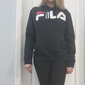 FILA Hoodie Black Unisex